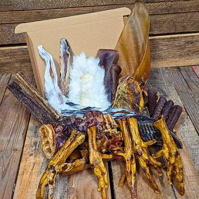 Natural Dog Treat Bundle (Mystery Box) 30+ Pieces!