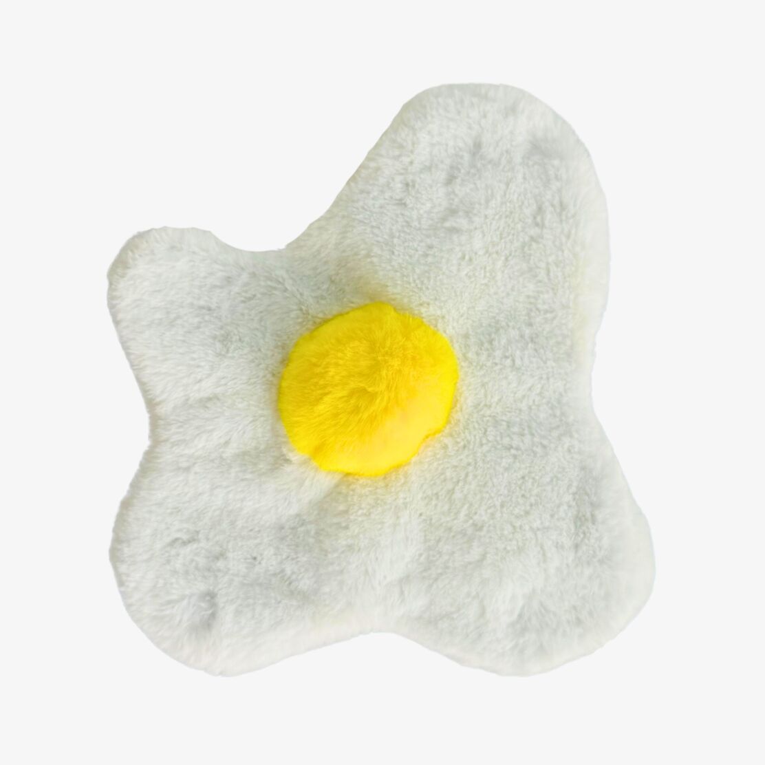 Fried Egg Plush Dog Toy