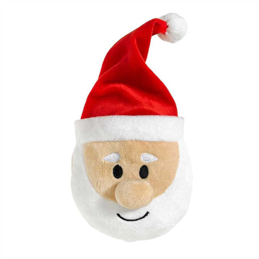 Santa Plush Ball Dog Toy