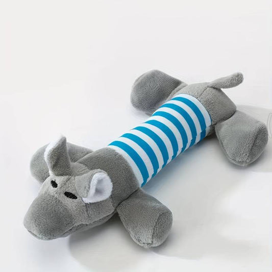 Grey Elephant Dog Toy Teddy (Small)