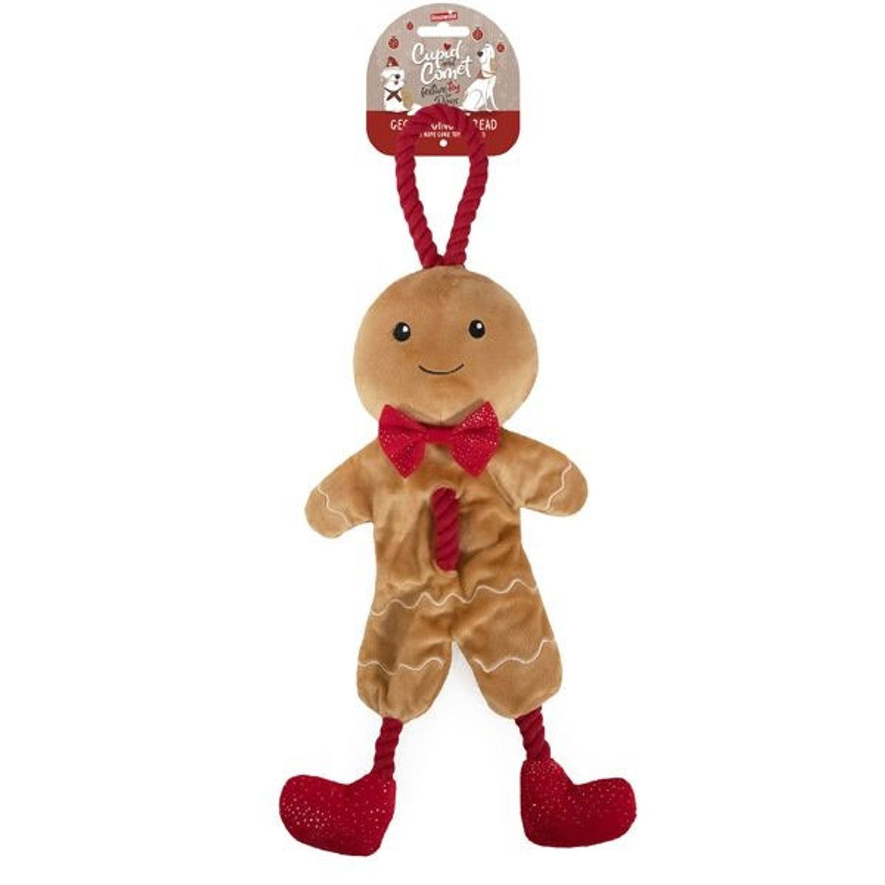 George the Gingerbread Man Dog Toy Large